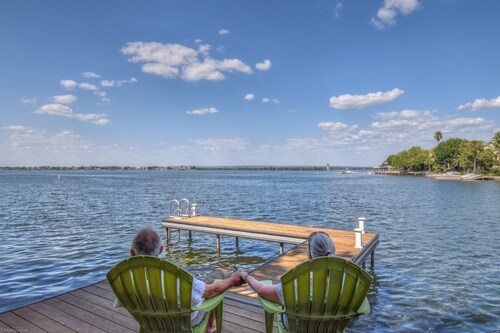 Wow! Open Waterfront with Private Boat Dock near Yacht Club on Lake LBJ.