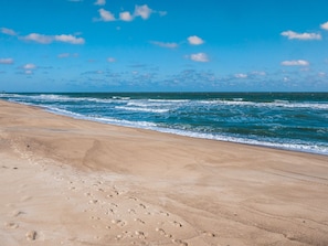 On the beach
