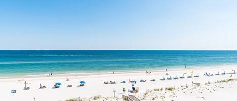 Aan het strand