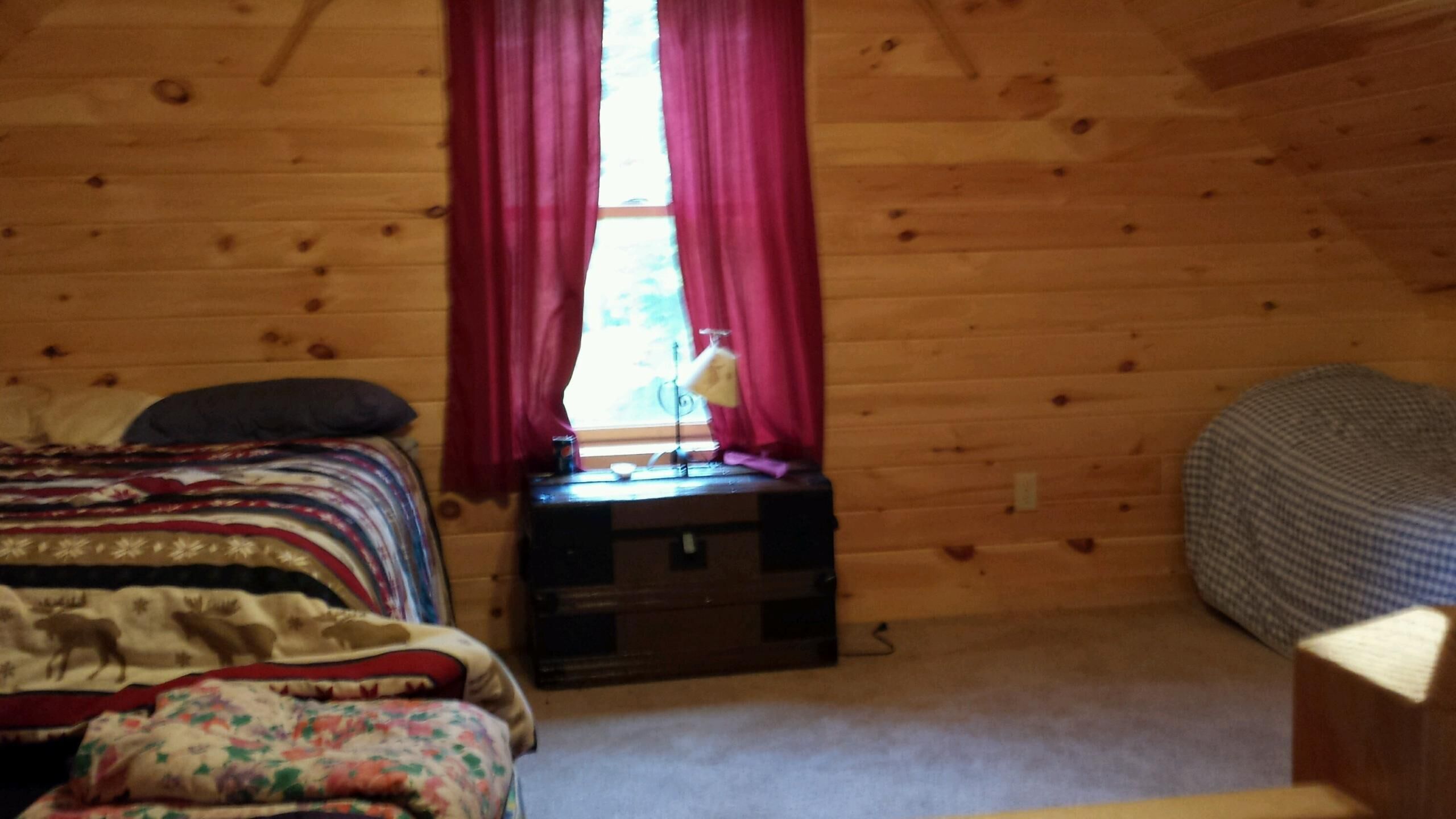 Modern Lakeside Log Cabin with Plenty of Rustic Charm. DIRECT SNOWMOBILE ACCESS