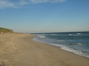 On the beach