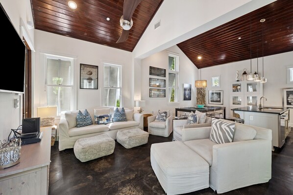 TV, DVD player, offices