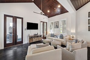 TV, DVD player, offices