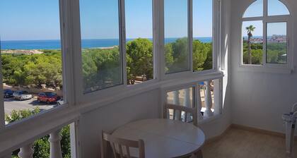 Park Beach. The apartment is on the corner and has sea views.
