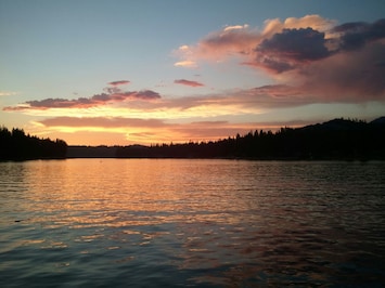 Sunset on our Dock