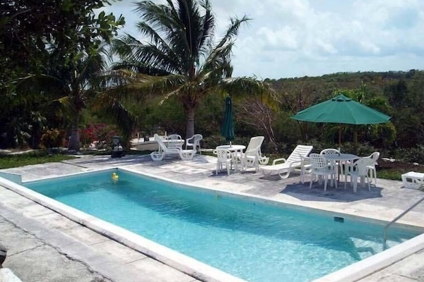 Swimming pool outside your cottage