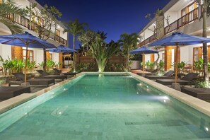 Studio (No View) | Living area | LED TV - Sahadewa Suites Residence (Kerobokan)