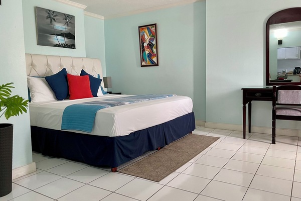 Comfy king-sized bed