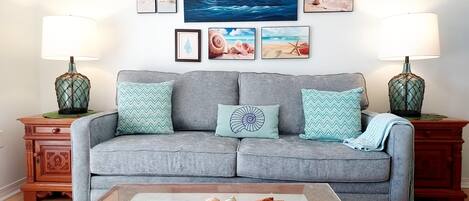 Smart TV, DVD player, video library, stereo