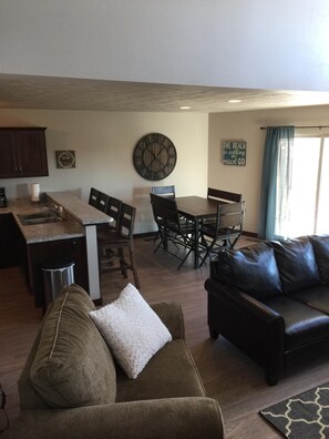 TV, video games, DVD player, stereo