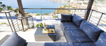 Panoramautsikt Villa er en sublime eiendom med 3 rom og privat basseng