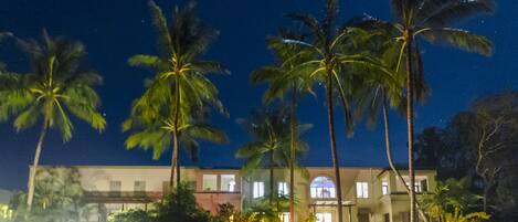 Front of property – evening/night