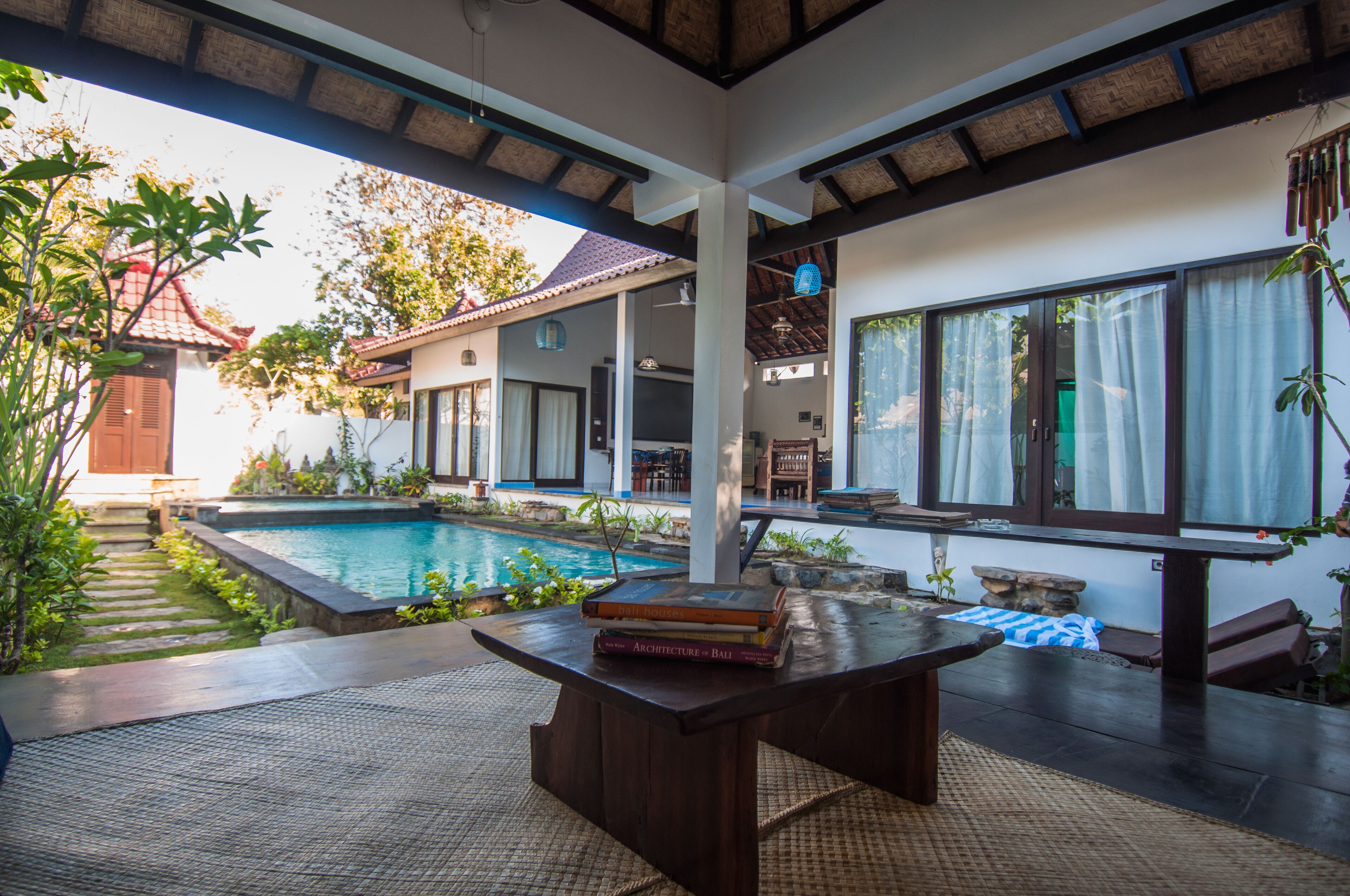 Gili Trawangan's most spacious private villa with pool, perfect location