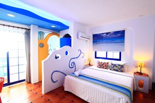 Desk, blackout curtains, rollaway beds, free WiFi