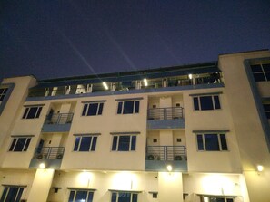 Front of property - evening/night
