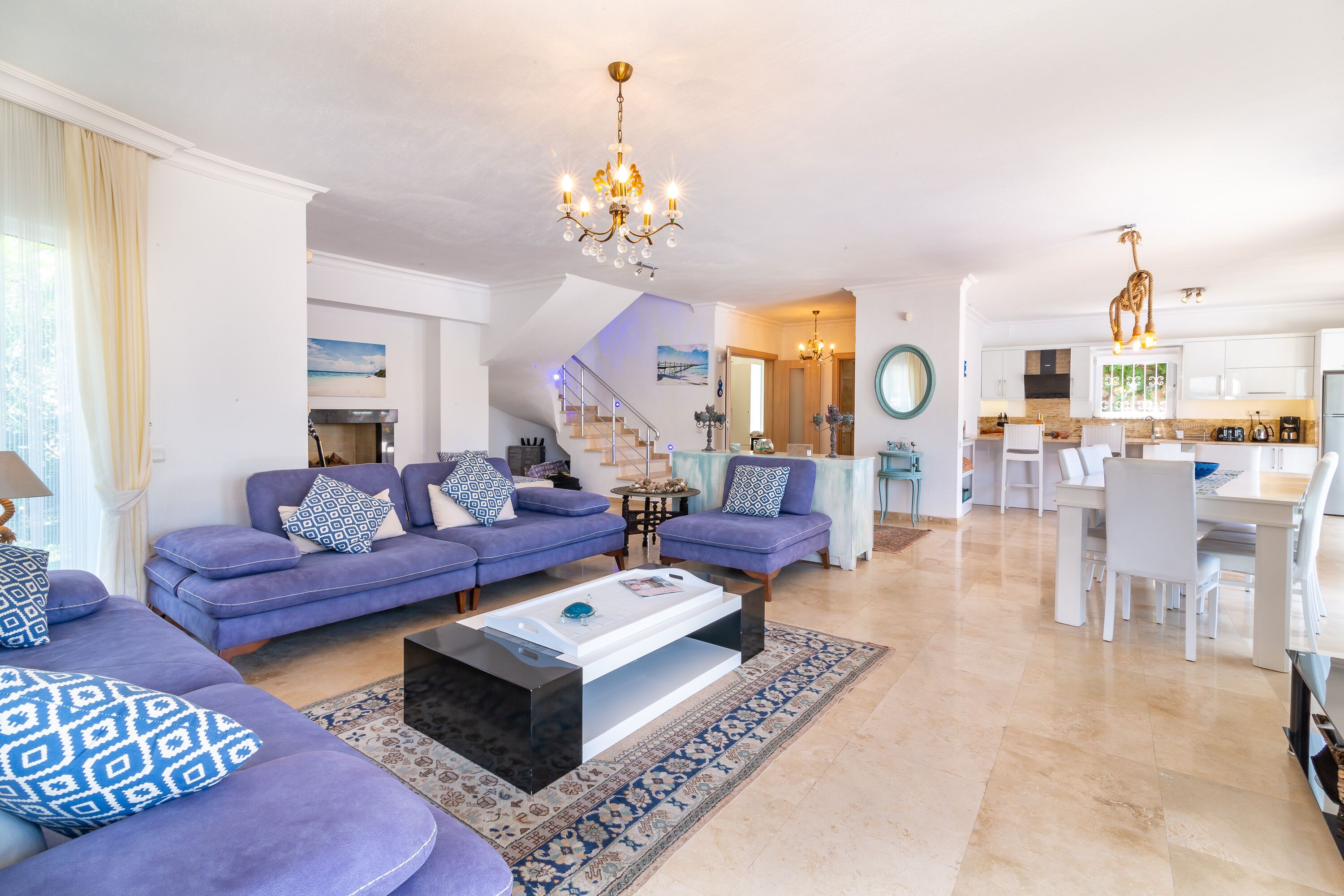 Stunning Luxury Villa With Heated Infinity Pool, Balconies and Sea Views.