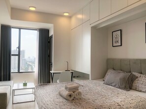 1 bedroom, iron/ironing board, free WiFi, bed sheets