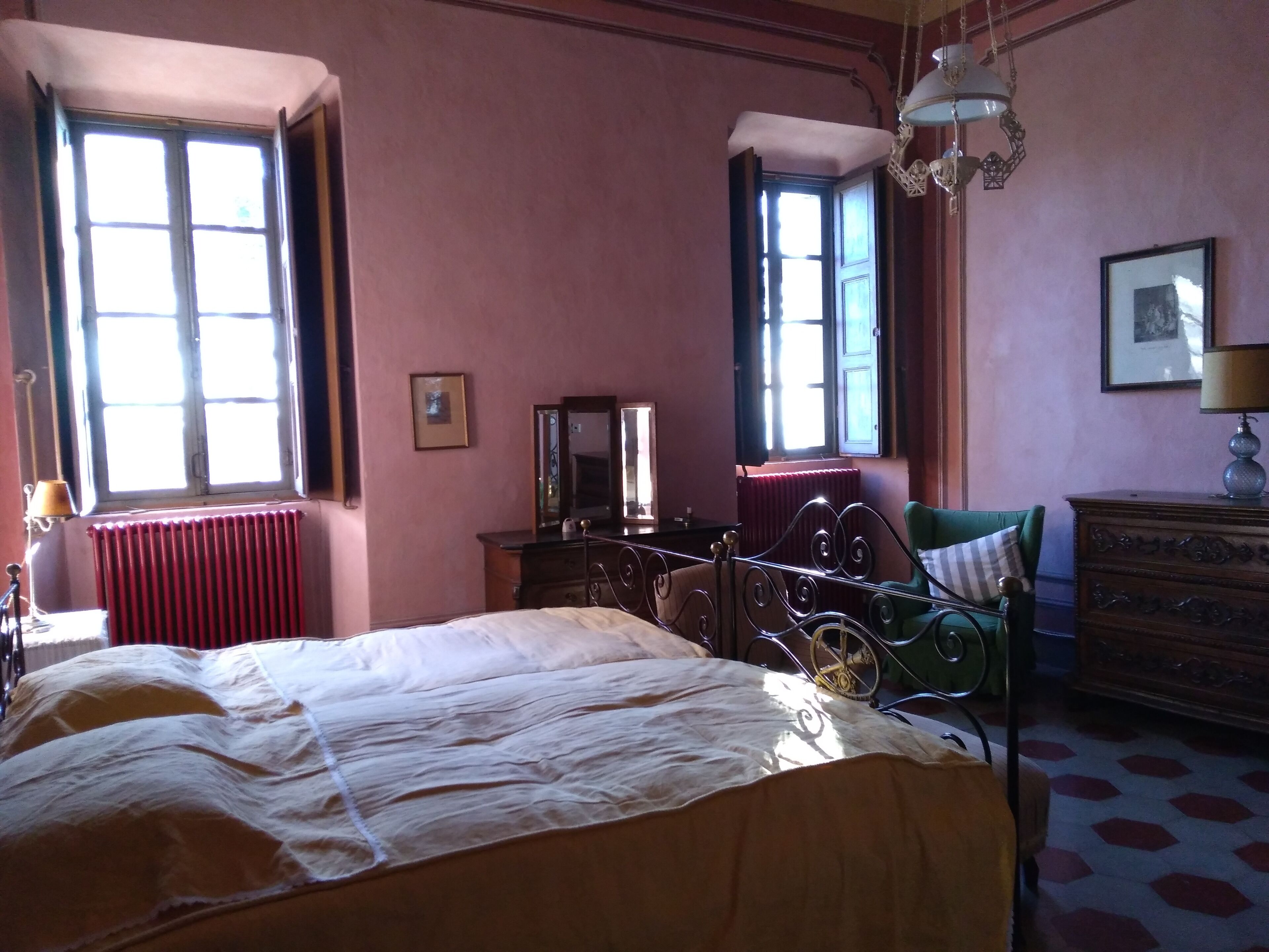 Apartment  in the Castle of Robella on  the green hills of Monferrato. 