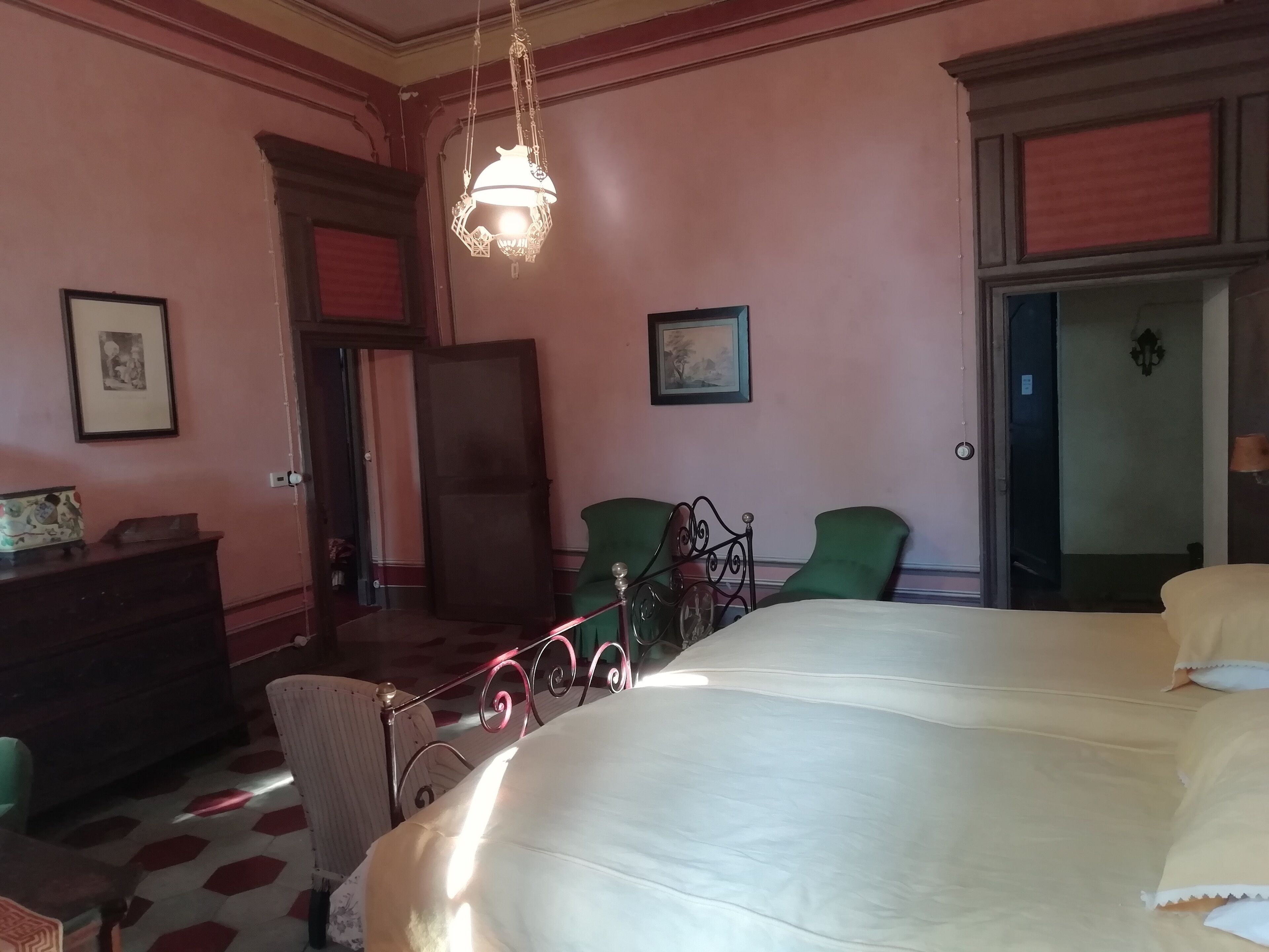 Apartment  in the Castle of Robella on  the green hills of Monferrato. 