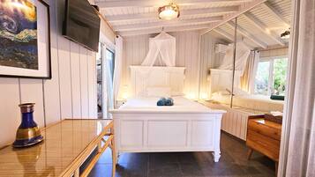 5 slaapkamers, een kluis op de kamer, een strijkplank/strijkijzer