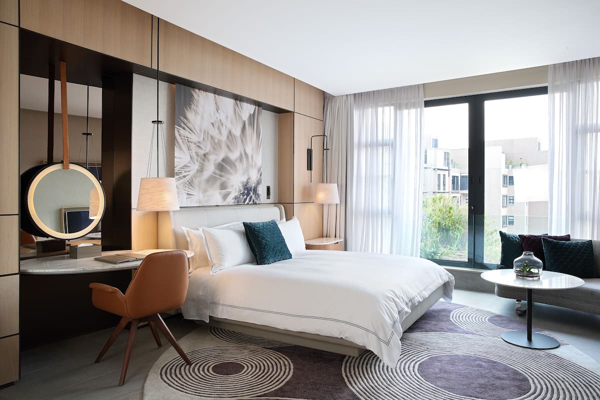 Chambre Standard, 1 trÚs grand lit, vue ville | 2 chambres, literie de qualité supérieure, minibar