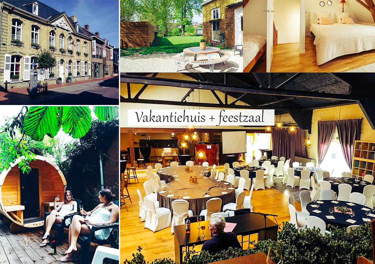 4 star holiday home, Poperinge center, British Officers Club WWI, 24 pers.