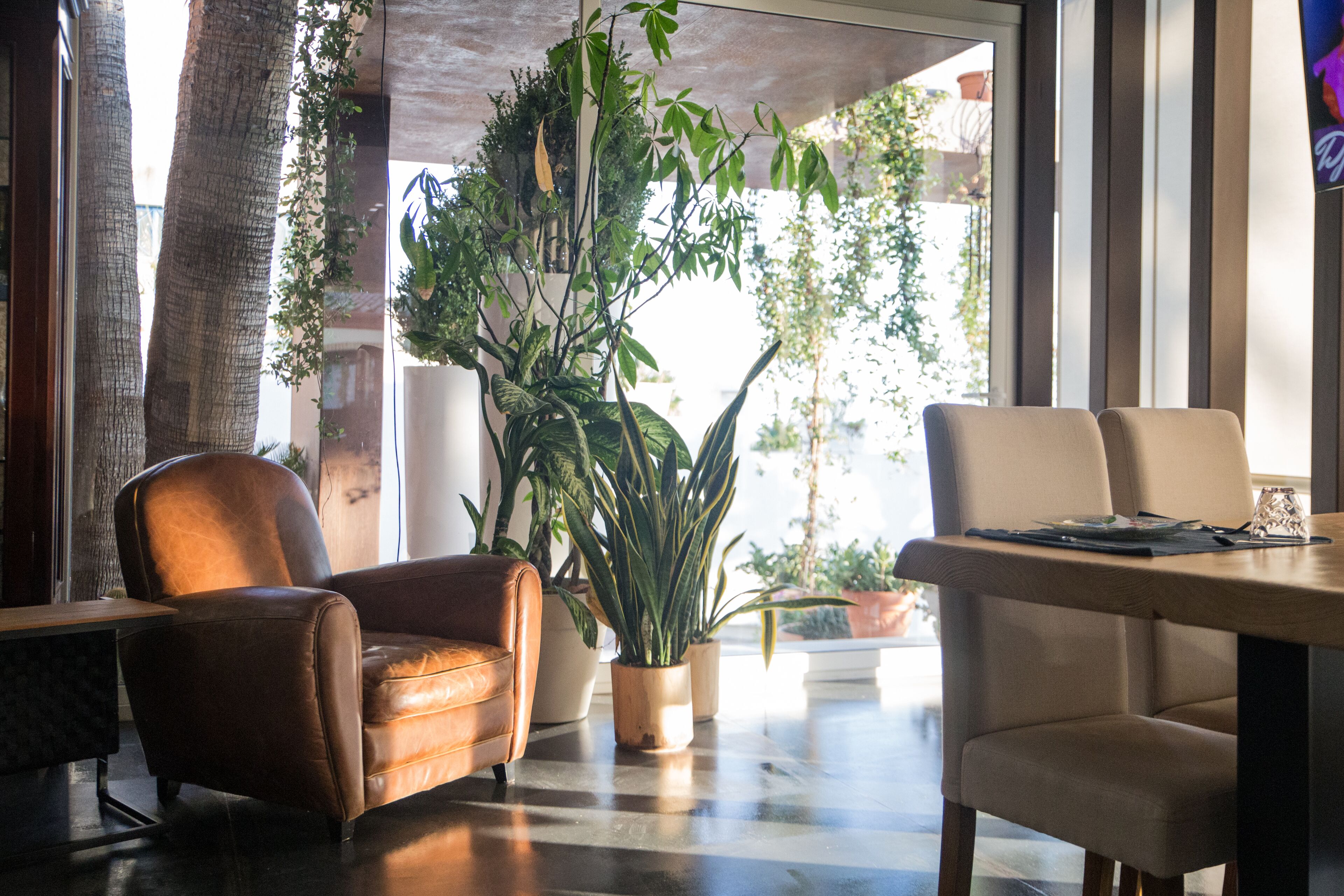 Sala de estar en el lobby