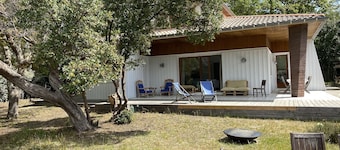 Huis met tuin + 700 m² in de zon met strand en liep te voet