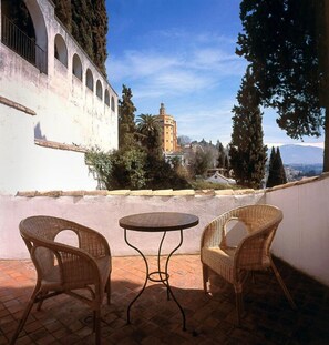 Habitación Doble con terraza o balcón | Terraza o patio