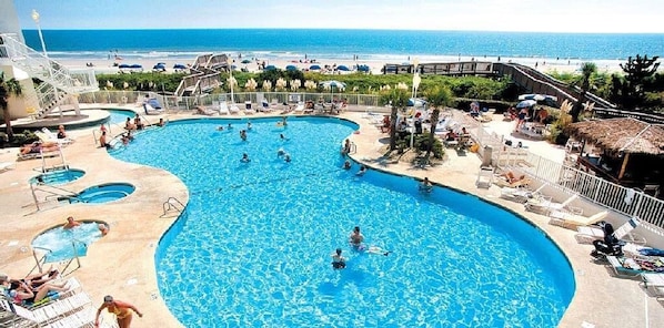 Indoor pool, a heated pool