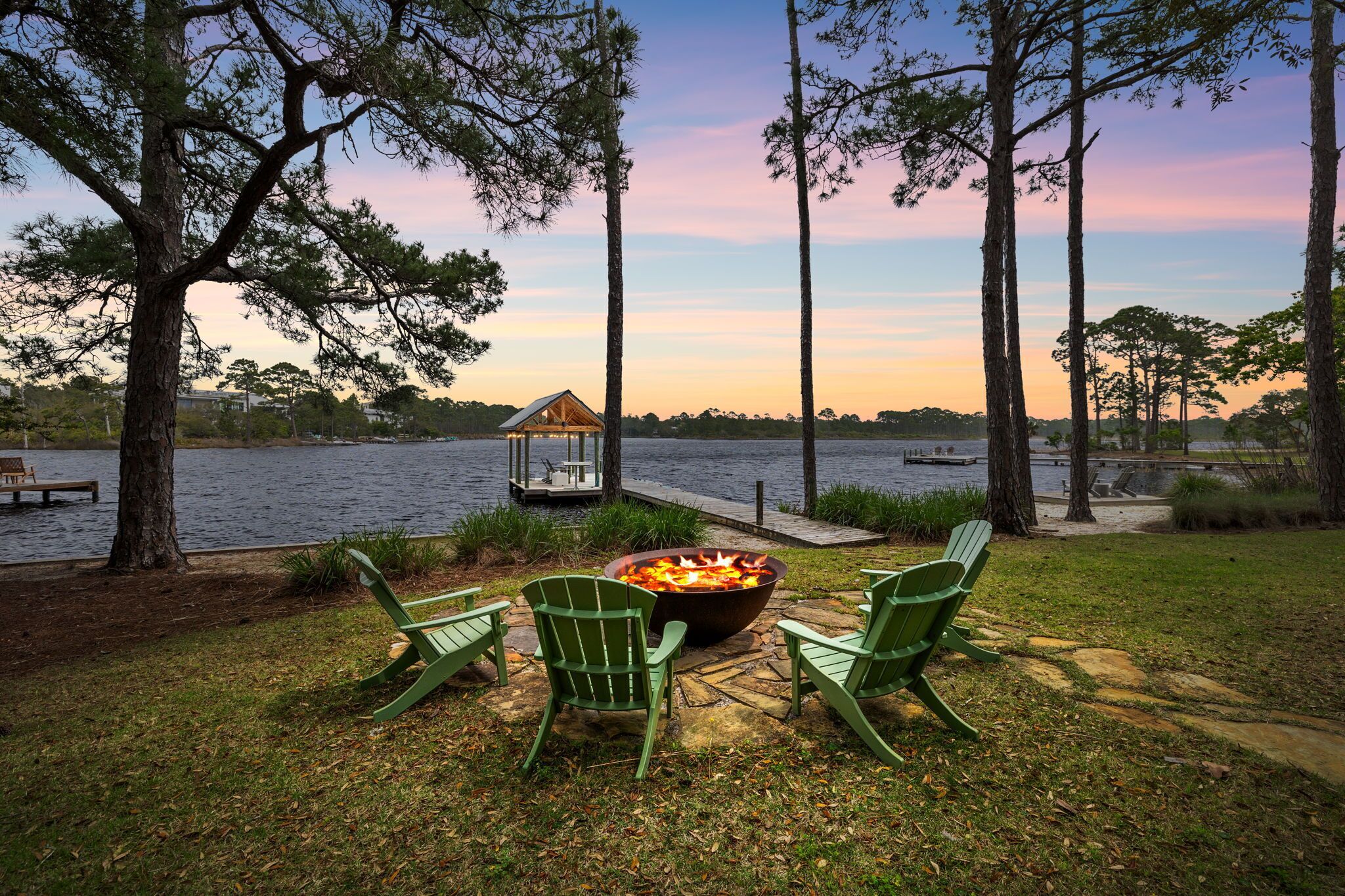 30A Grayton Beach Lakefront Vacation Rental w/ Dock & Just Steps to Beach Access