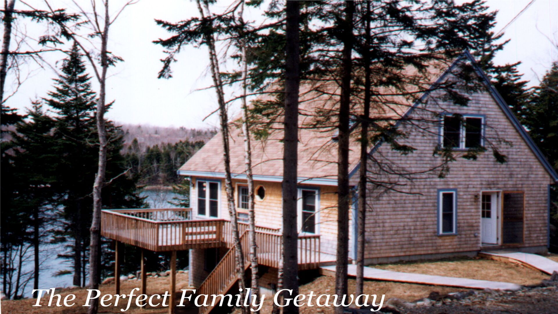 The main house,  a 5 1/2 acre family compound right on the ocean.