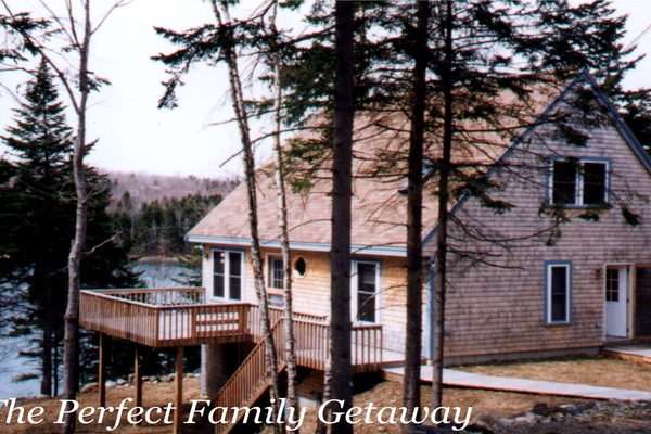 The main house, a 5 1/2 acre family compound right on the ocean.