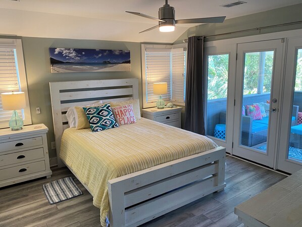 3 chambres, lit avec matelas en mousse à mémoire