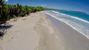 Beach nearby, beach umbrellas