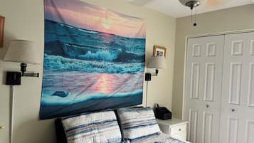 1 間睡房、熨斗/熨衫板、Wi-Fi、床單