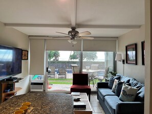 Smart TV, DVD player, livros