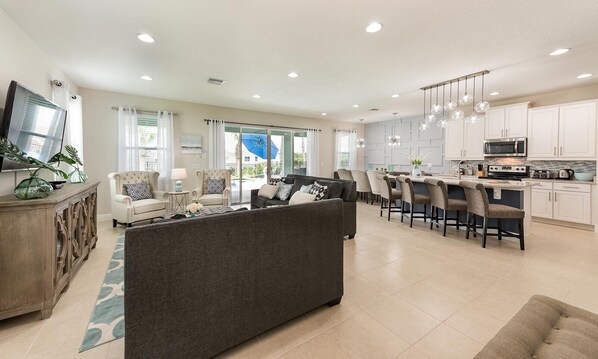 テレビ、テレビゲーム機、卓球台