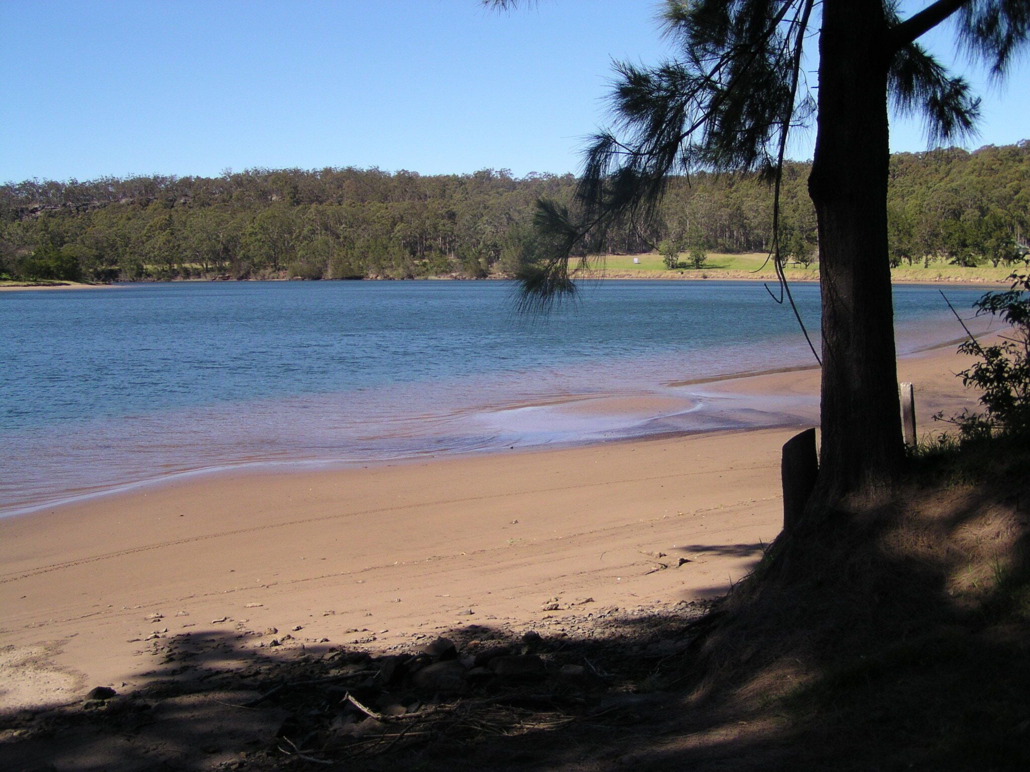 River at low tide