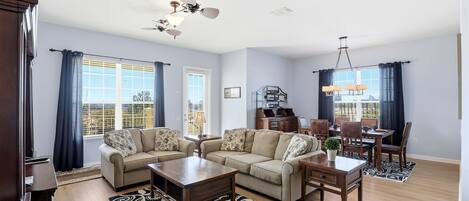 Smart TV, video games, DVD player, books