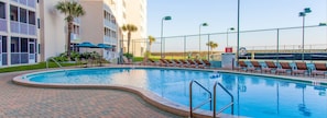 Una piscina riscaldata