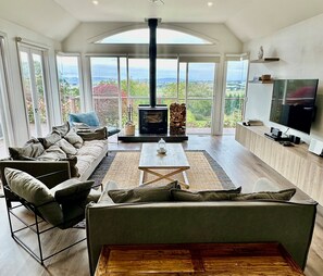 Smart-tv, pejs, dvd-afspiller, bordfodbold