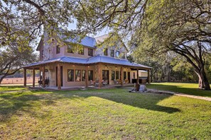 Exterior - Riverfront Blanco Home w/ Shaded Porch + Hot Tub (Blanco)