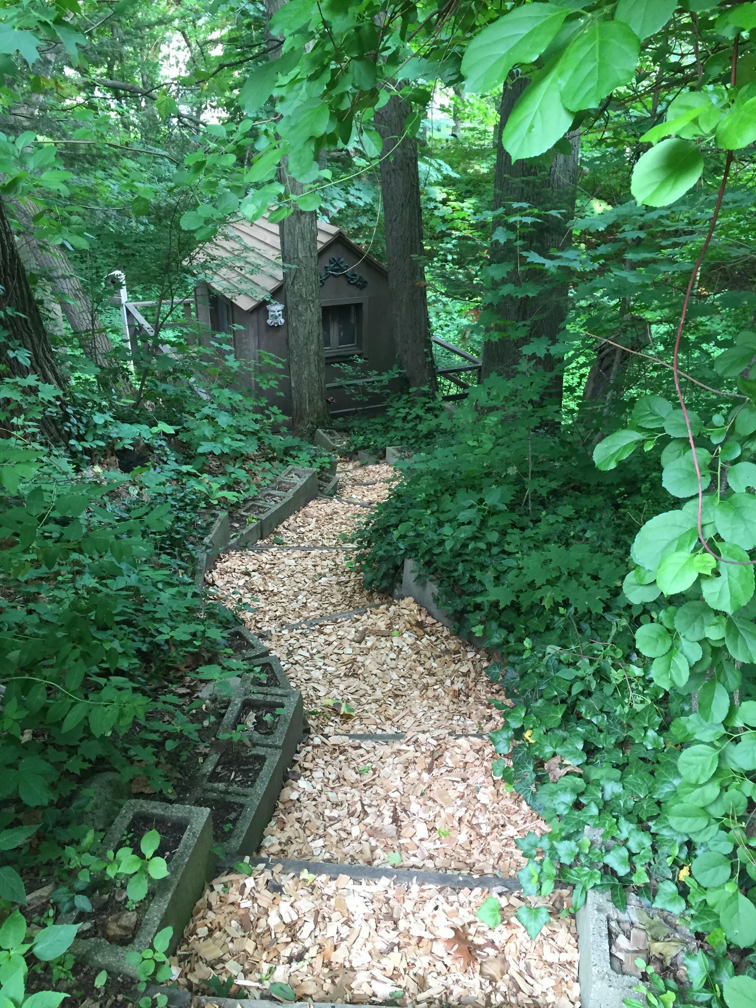 Path to the playhouse