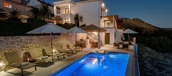 Charming Villa Maria with pool surrounded with a Mediterranean plants