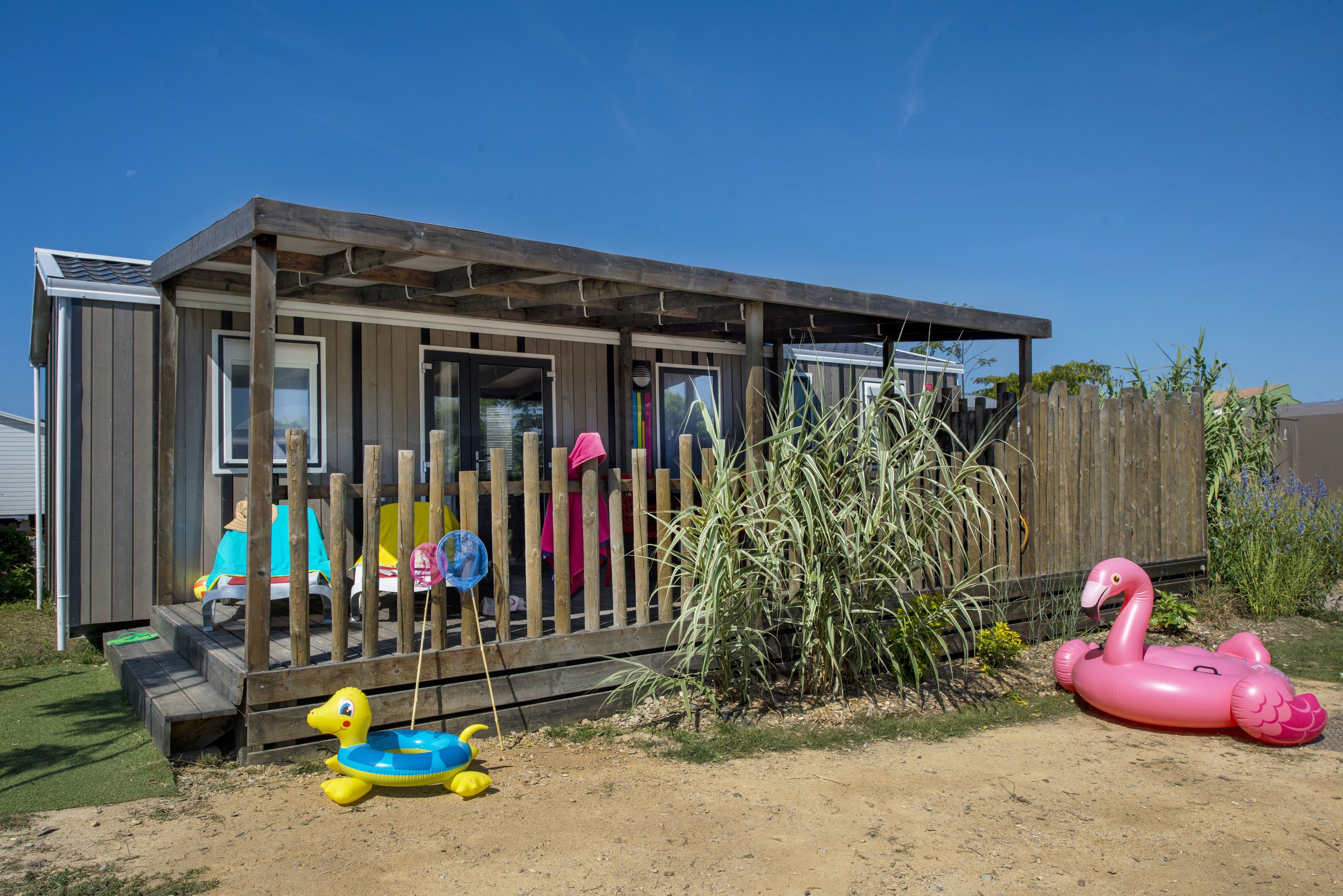 Mobile Home Premium, 3 chambres, bain à remous | Extérieur