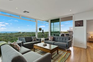 Smart TV, DVD player, books, stereo