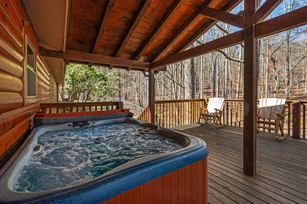 Idromassaggio all'aperto