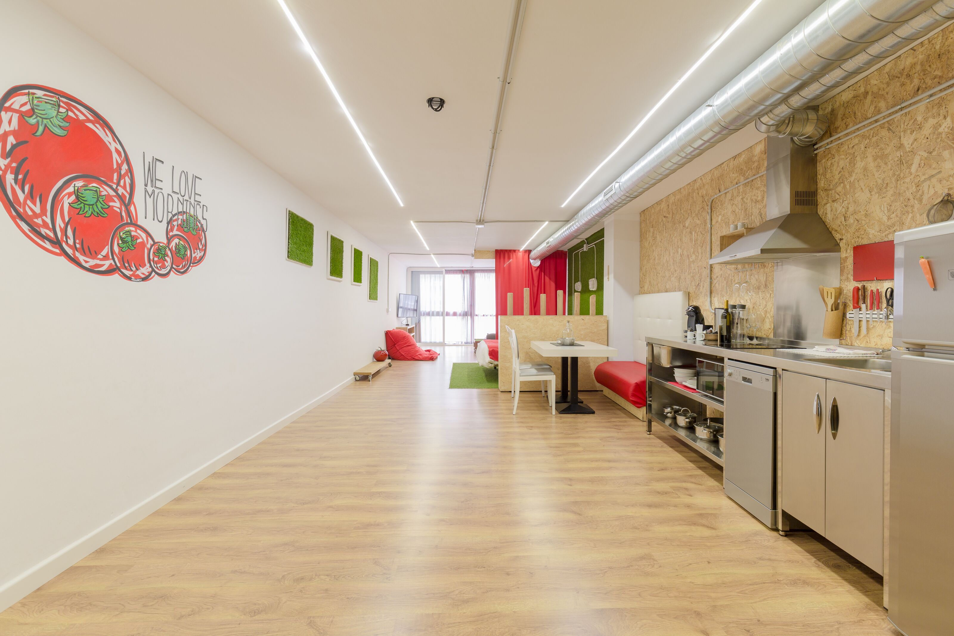 loft | 1 bedroom, desk, blackout curtains, soundproofing