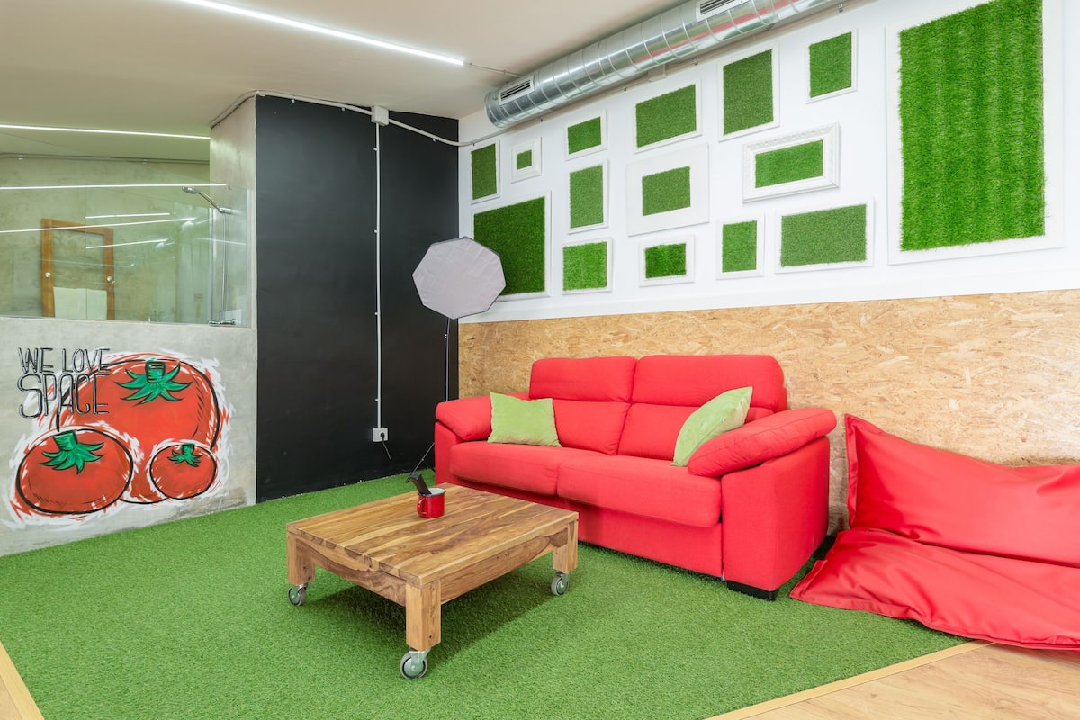 Loft, Terrace (Penthouse) | Living room | Flat-screen TV